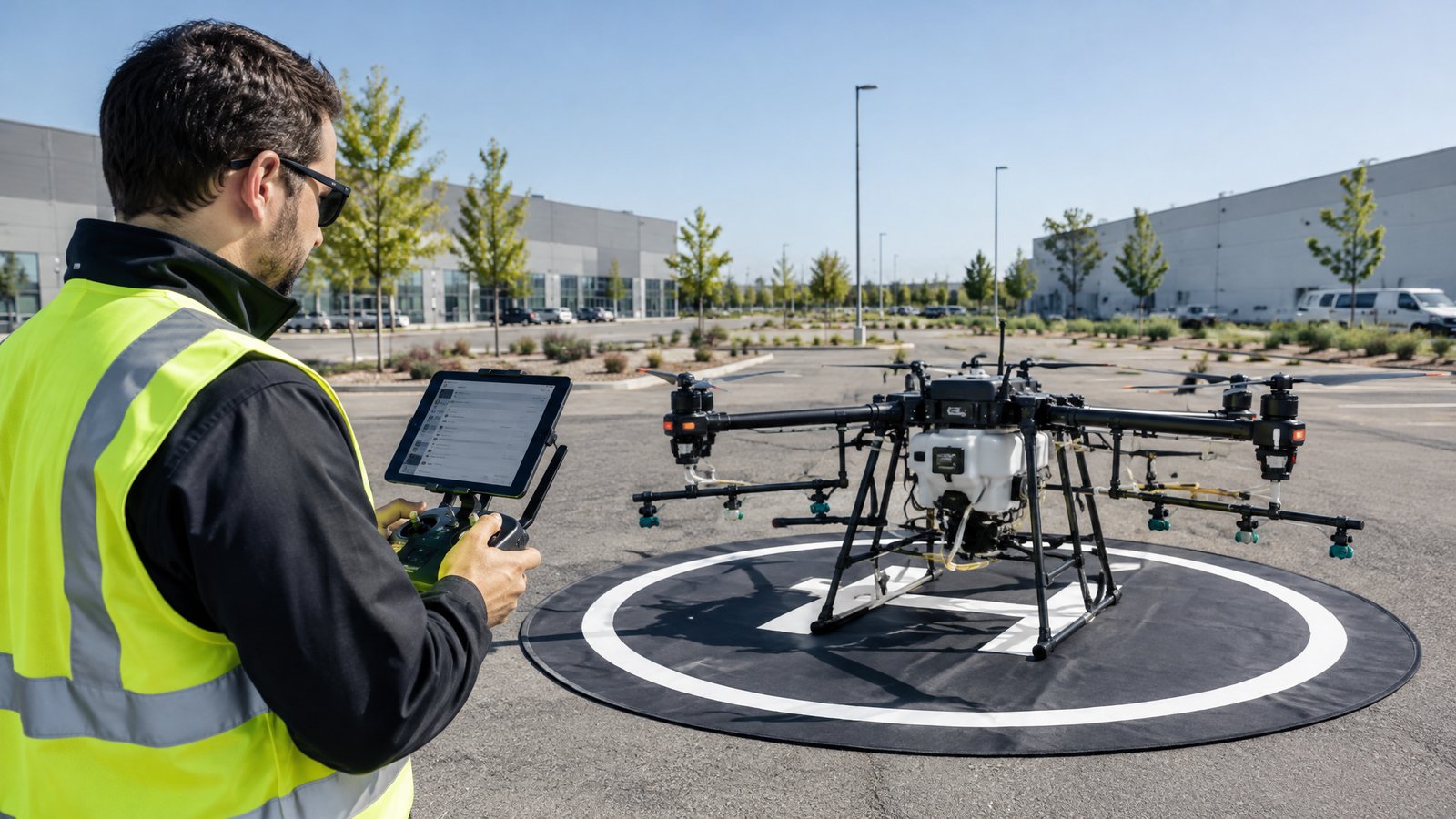 Drone photo illustrating: Drone Cleaning Rules: Part 107, Chemicals and Licences